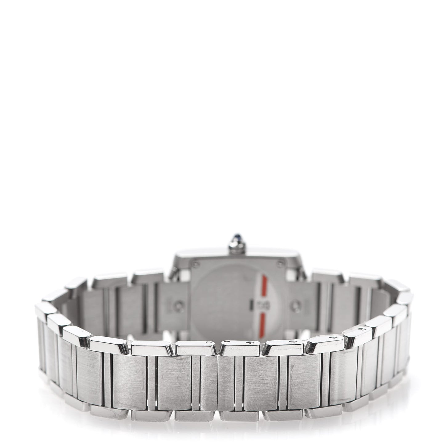 Stainless Steel Diamond 20mm Tank Francaise Quartz Watch