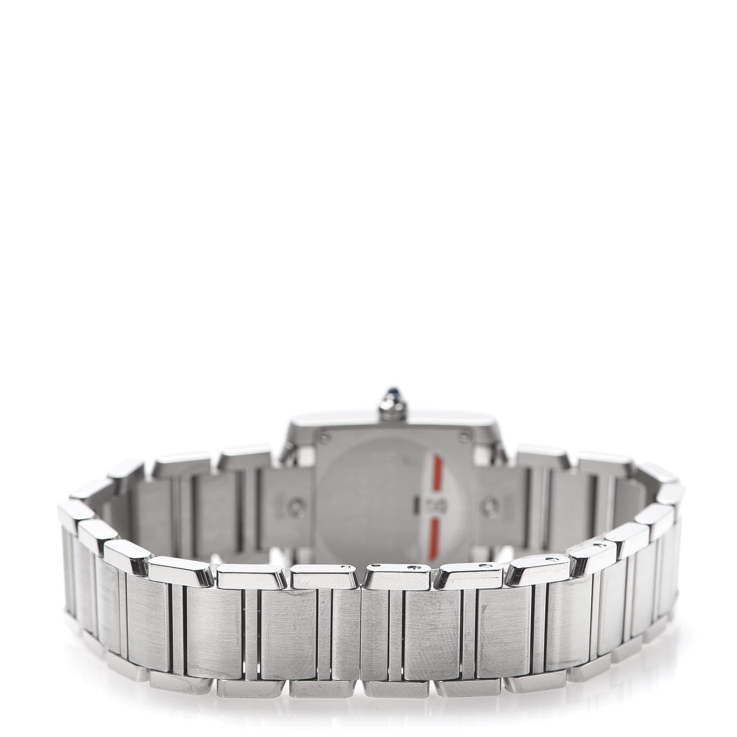Cartier Stainless Steel Diamond 20mm Tank Francaise Quartz Watch 4 of 8