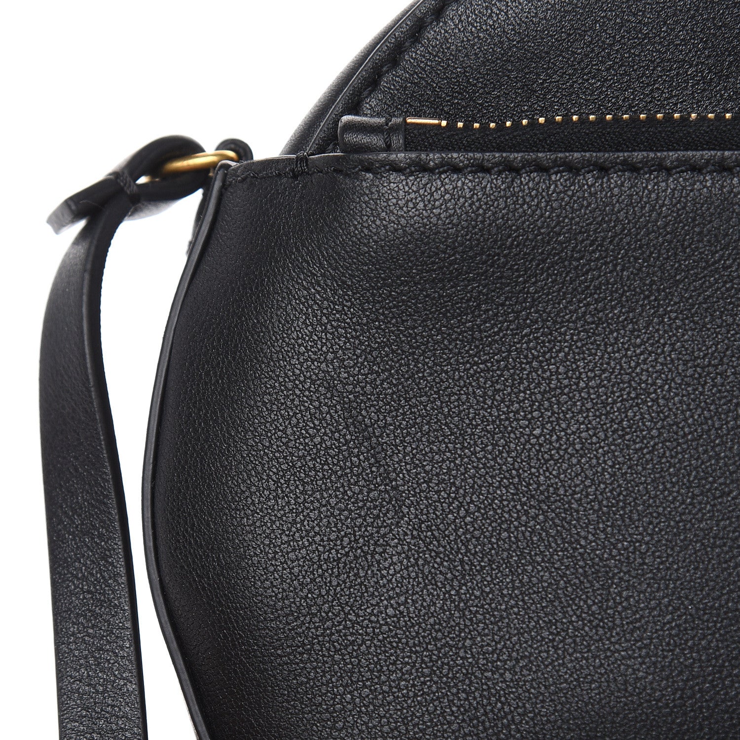 Valentino Garavani Calfskin VLogo Round Crossbody Bag Black 9 of 10