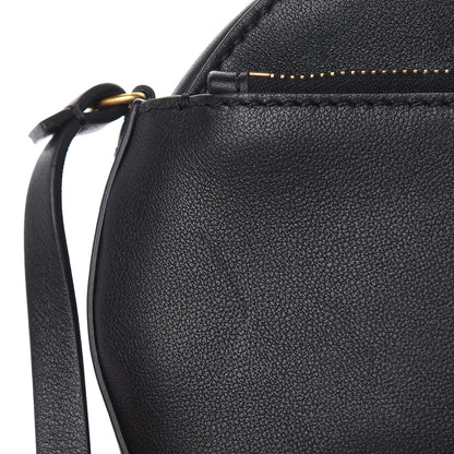 Valentino Garavani Calfskin VLogo Round Crossbody Bag Black 9 of 10