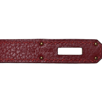 Hermes Togo Kelly Retourne 32 Rouge H 7 of 13