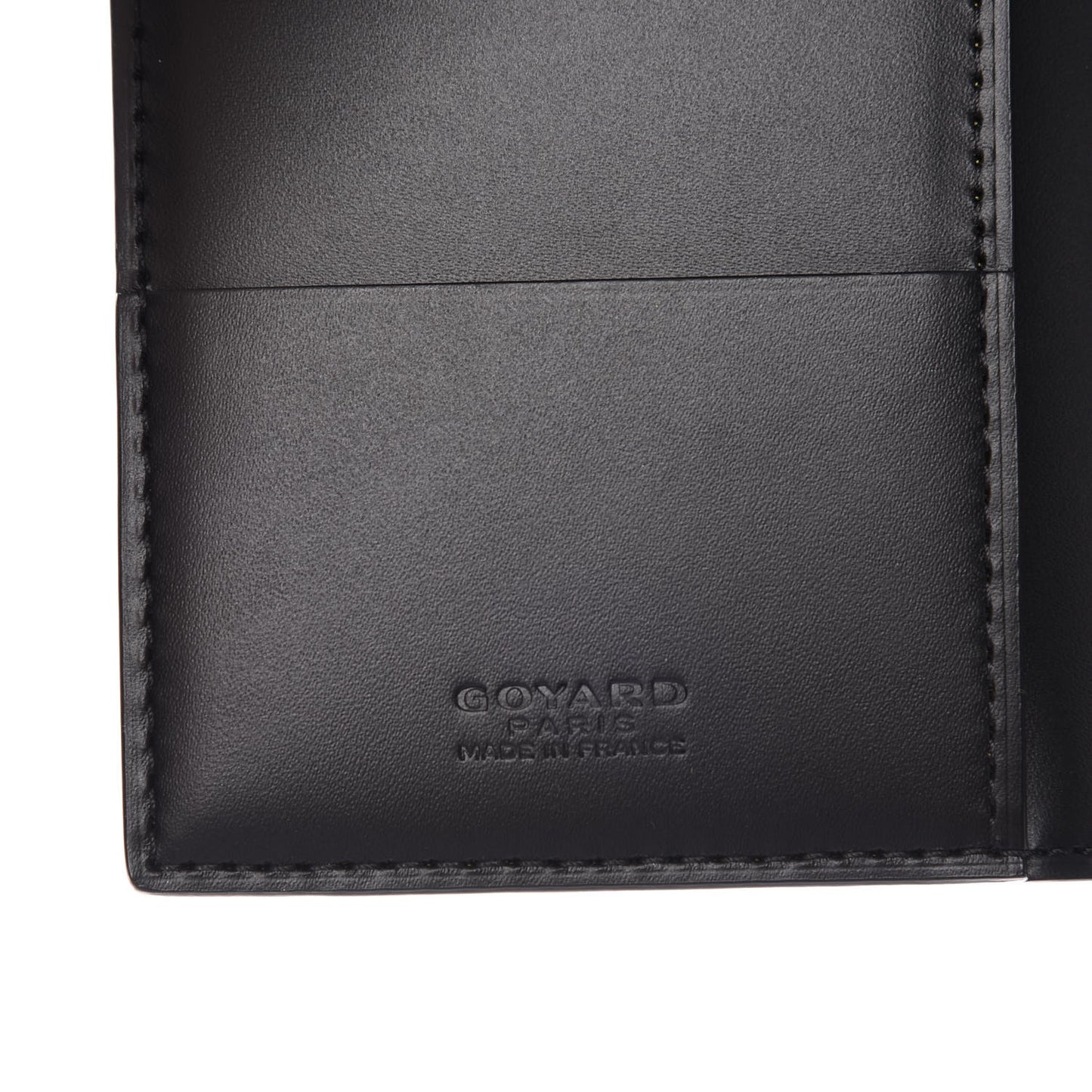 Chevron Passport Wallet Black