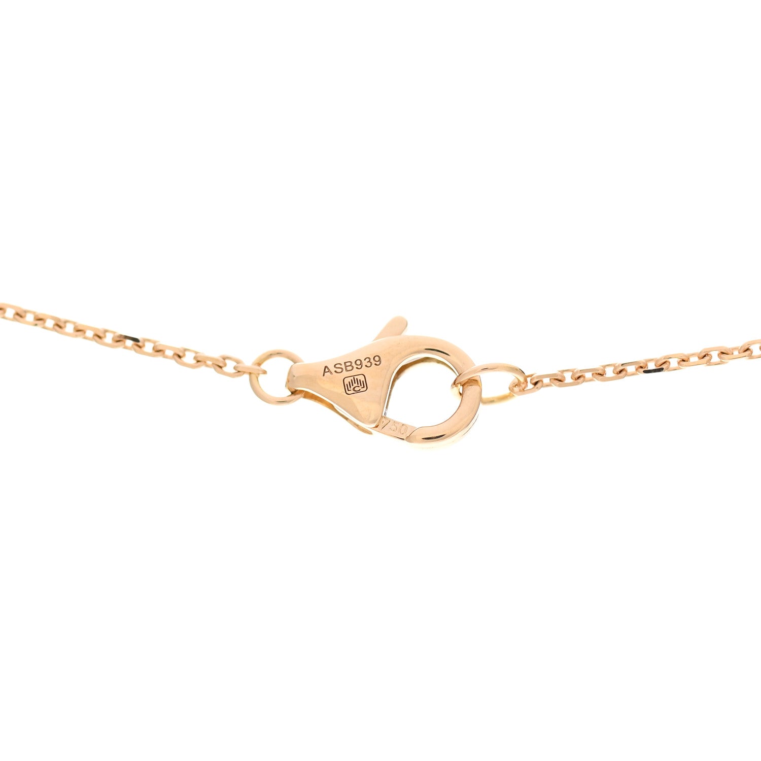 Cartier 18K Yellow Gold Diamond Mother of Pearl XS Amulette de Cartier Pendant Necklace 5 of 5