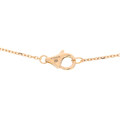 Cartier 18K Yellow Gold Diamond Mother of Pearl XS Amulette de Cartier Pendant Necklace 5 of 5