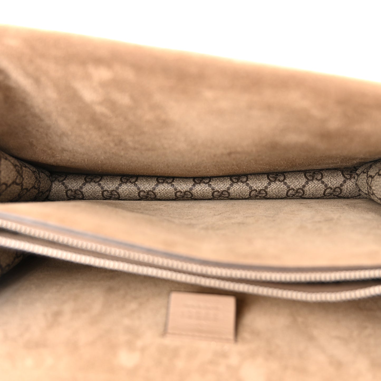 GG Supreme Monogram Lightning Embroidered Medium Dionysus Shoulder Bag Beige