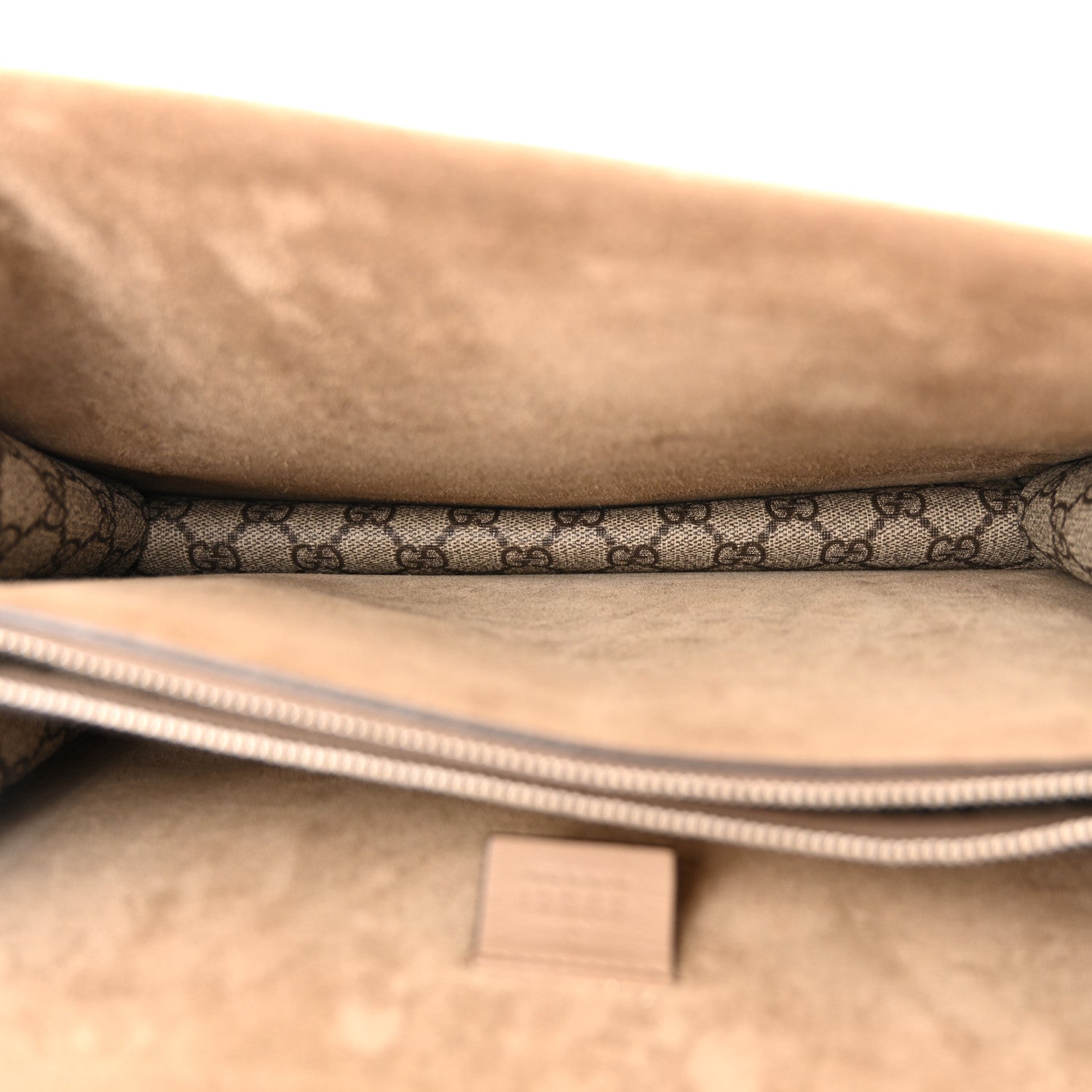 Gucci GG Supreme Monogram Lightning Embroidered Medium Dionysus Shoulder Bag Beige 5 of 12