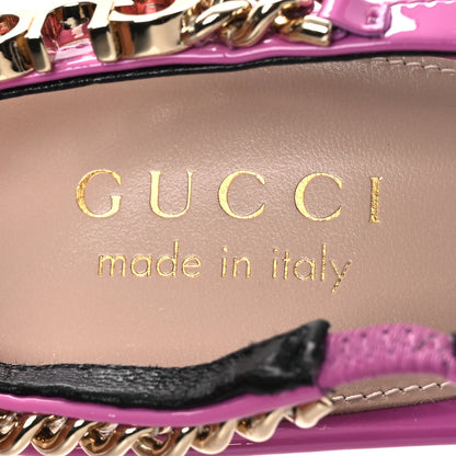 Gucci Vernice Crystal Nappa Charlotte Signoria 105 Slingback Pumps 39 Libre Pink 9 of 13