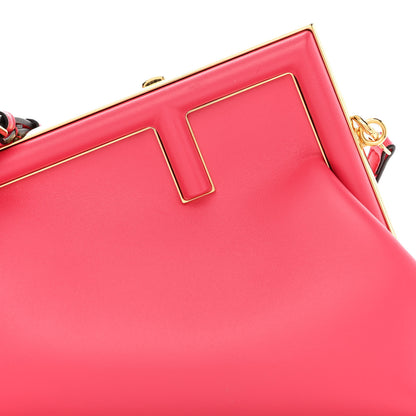 Fendi Shiny Nappa Small Fendi First Lampone 8 of 9