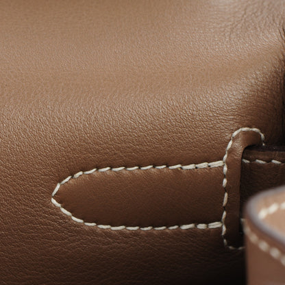 Hermes Swift Kelly Retourne 32 Etoupe 18 of 28