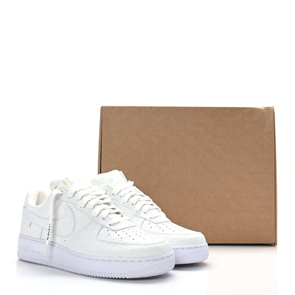 Louis Vuitton X NIKE AIR FORCE 1 Calfskin Monogram Mens Low Top Sneakers 8.5 White 9 of 9