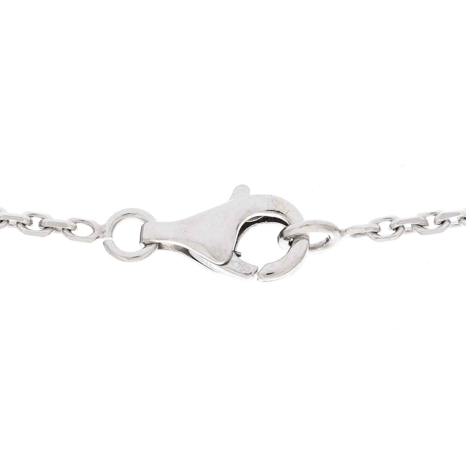 Chanel 18K White Gold Diamond Black Onyx Camelia Sculpte Drop Pendant Necklace 3 of 3