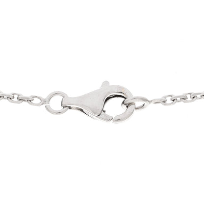 Chanel 18K White Gold Diamond Black Onyx Camelia Sculpte Drop Pendant Necklace 3 of 3