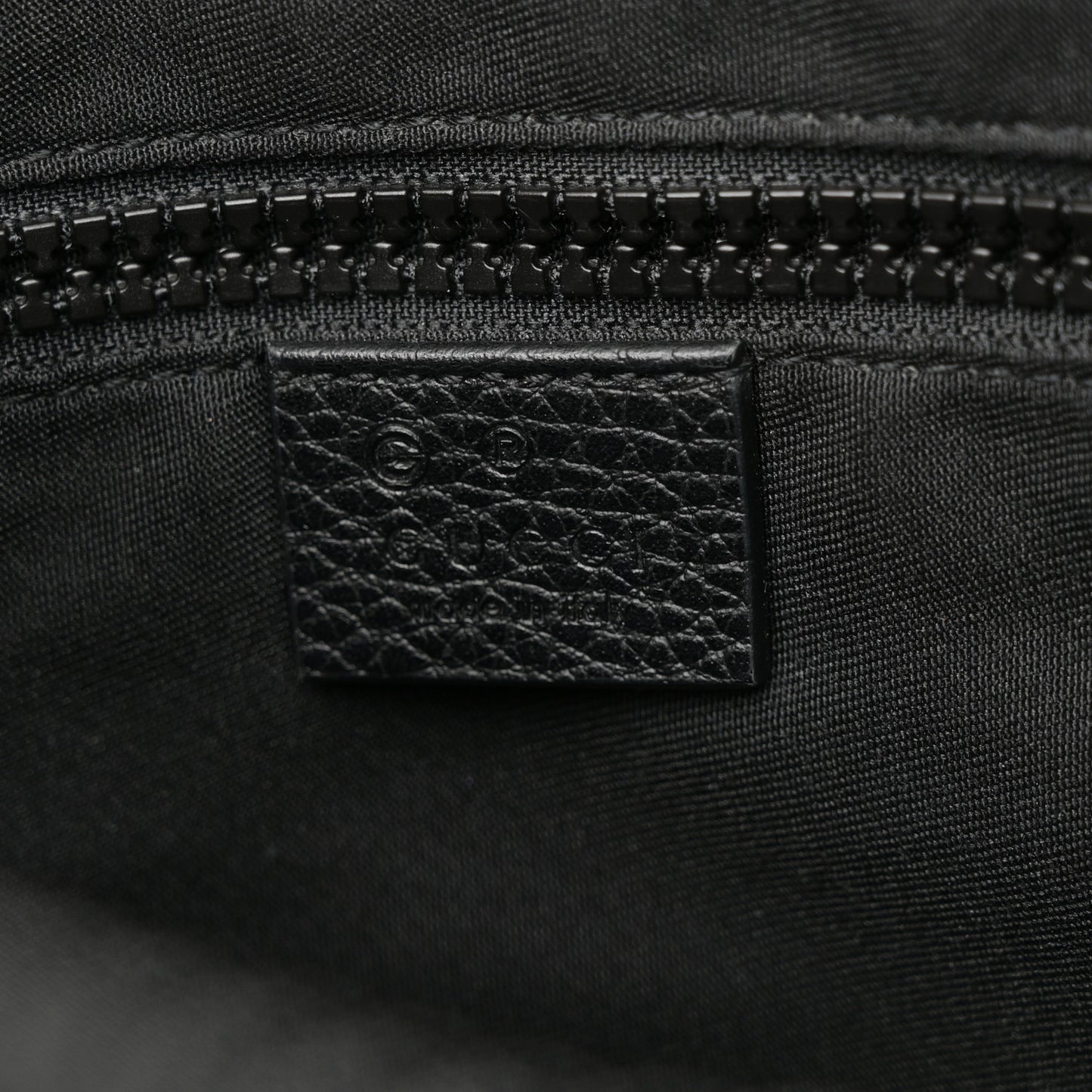 Nylon Monogram Medium Flat Messenger Bag Black