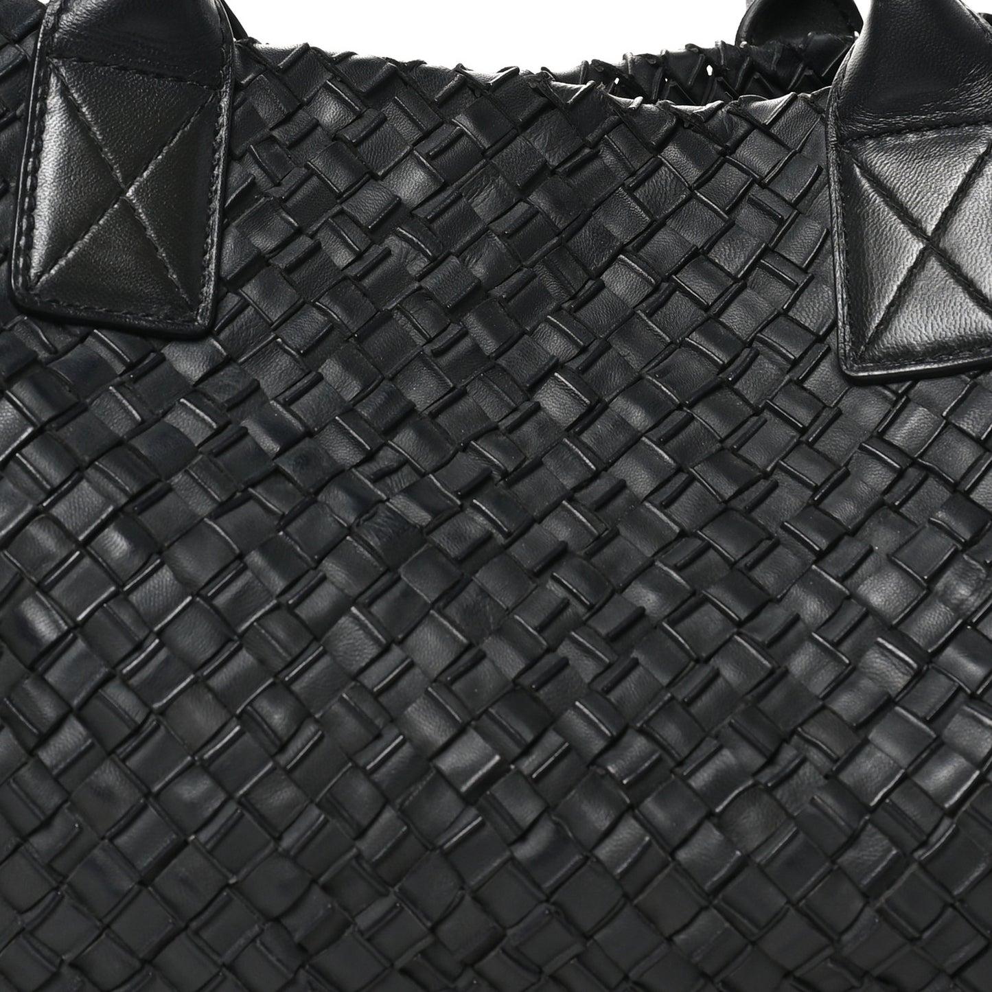 Nappa Intrecciato Medium Cabat Black