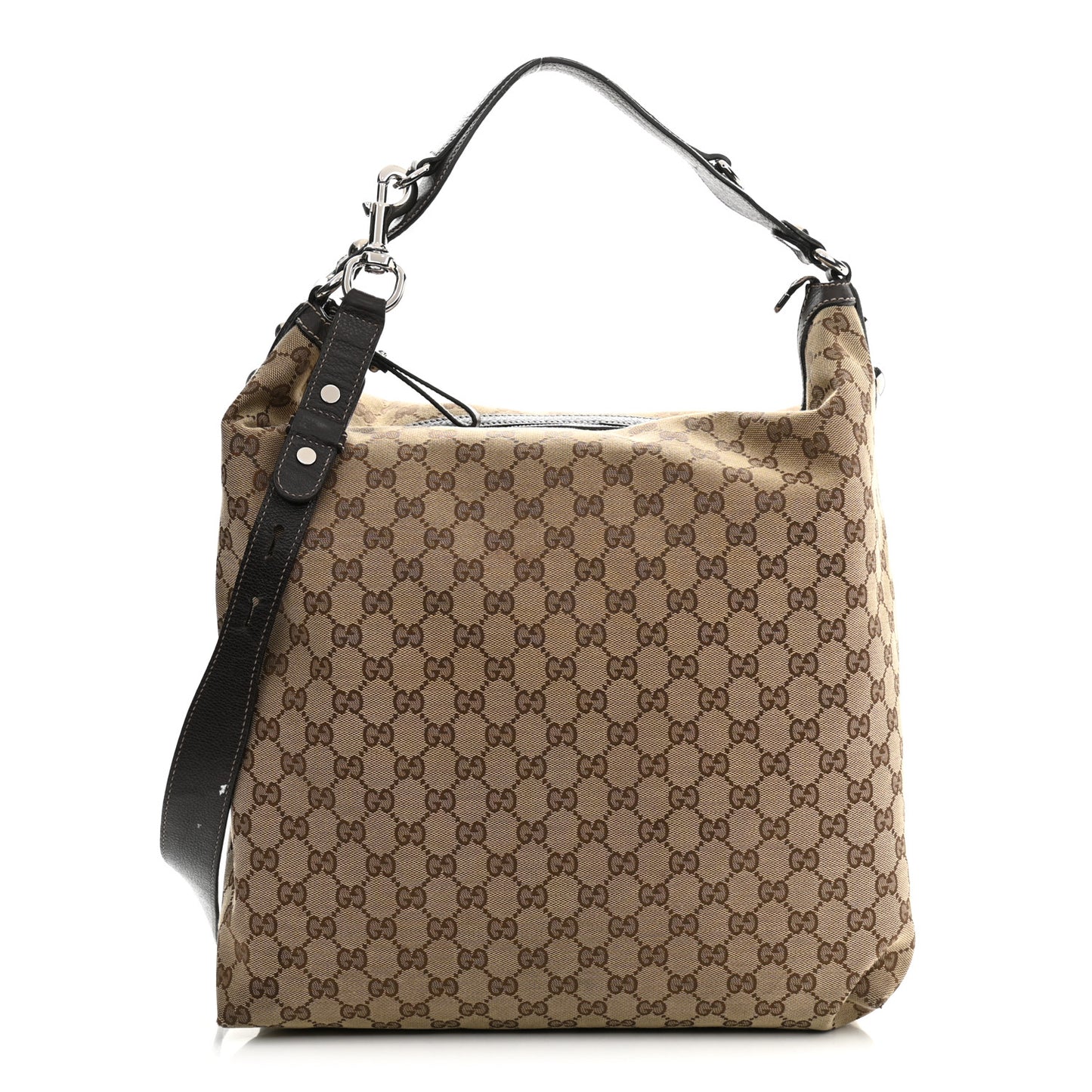 Monogram Large Icon Bit Hobo Dark Brown