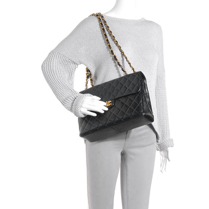 Chanel Caviar Jumbo Single Flap Black 2 of 9