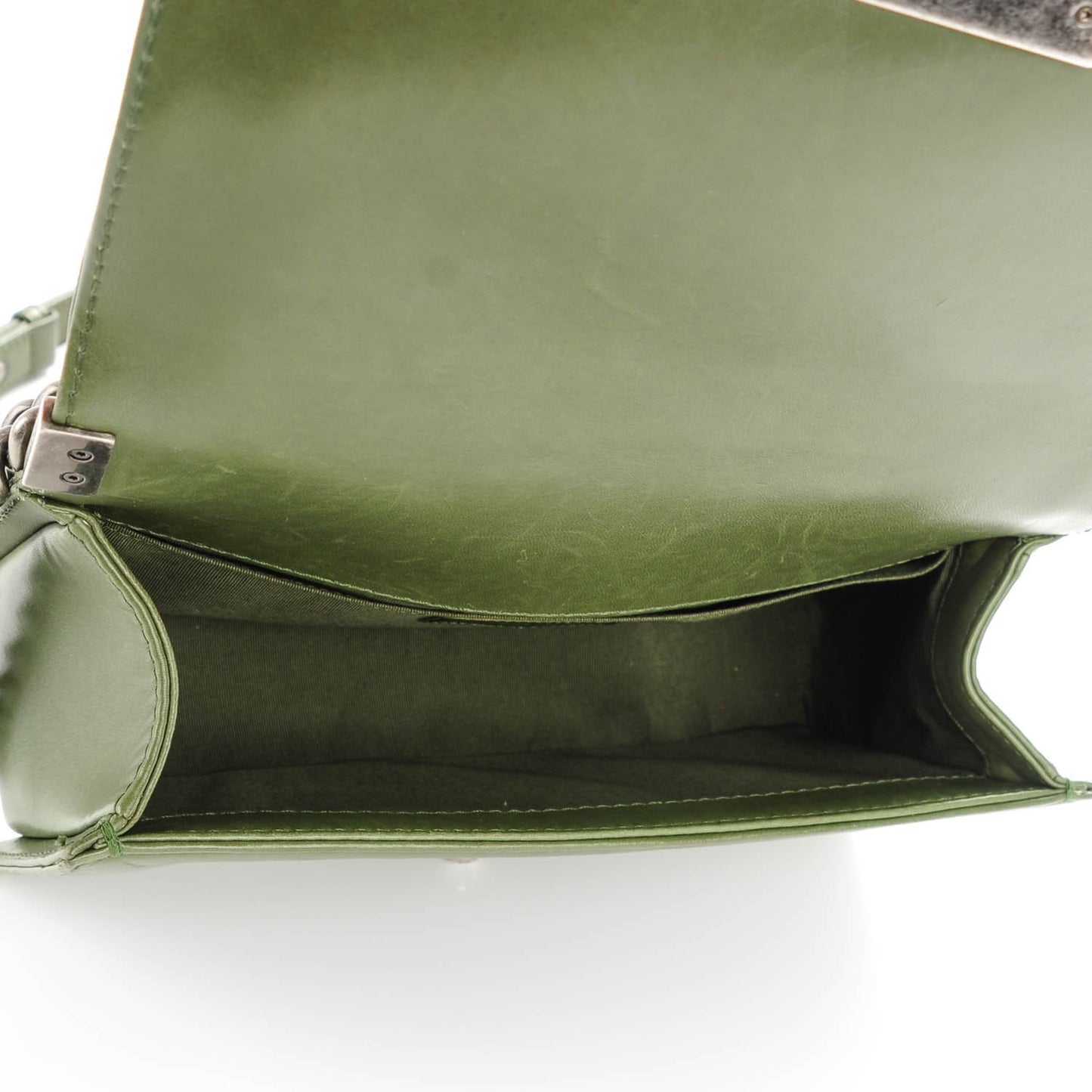 Lambskin Medium Celtic Boy Flap Green
