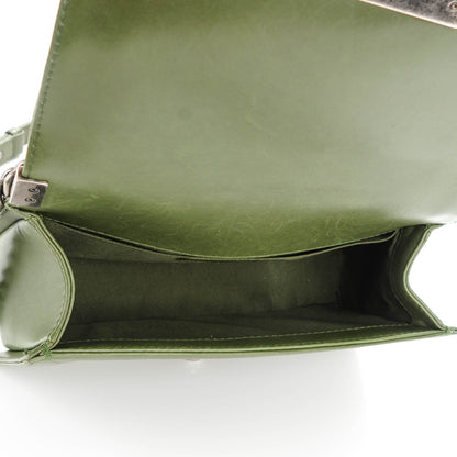 Chanel Lambskin Medium Celtic Boy Flap Green 5 of 7