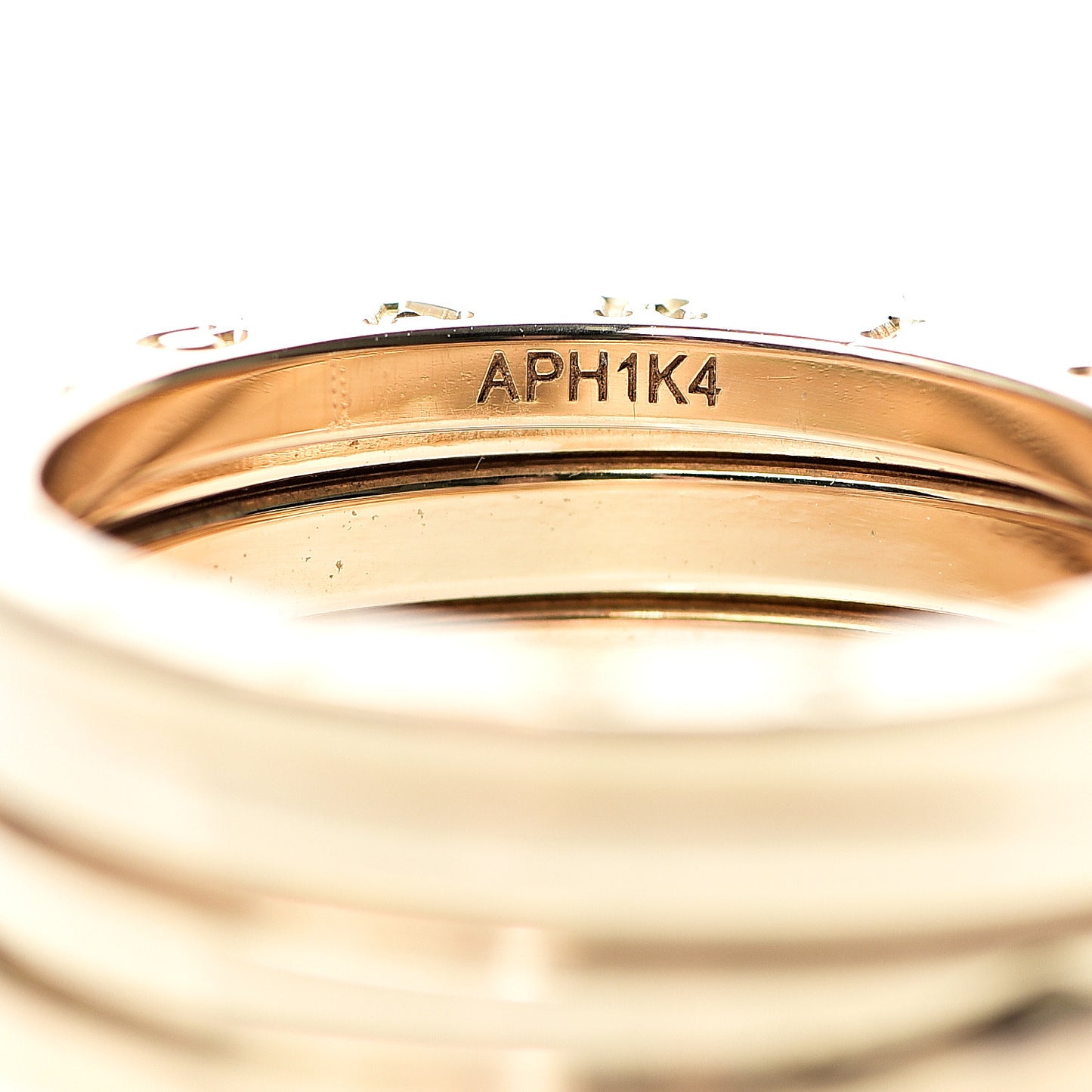 18K Yellow Gold B.Zero1 Three-Band Ring 61 9.5