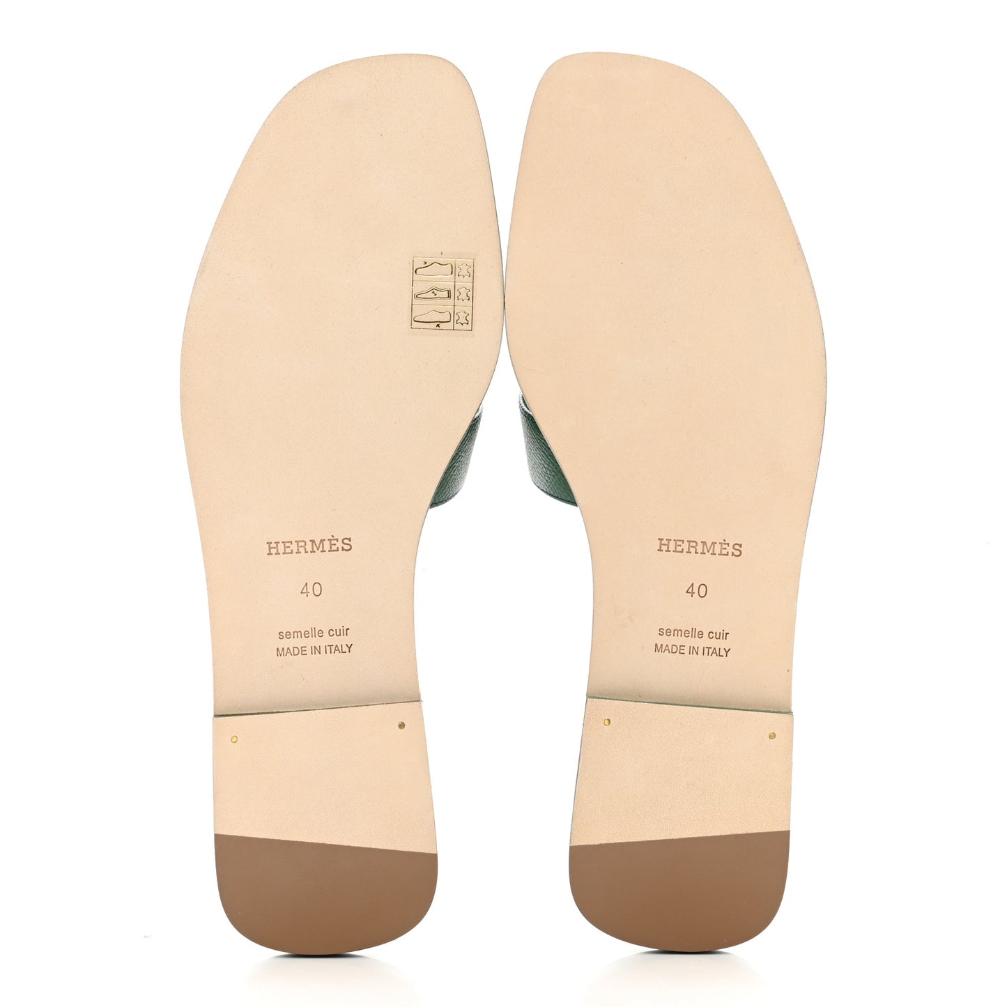 Epsom Oran Sandals 40 Vert Cactus