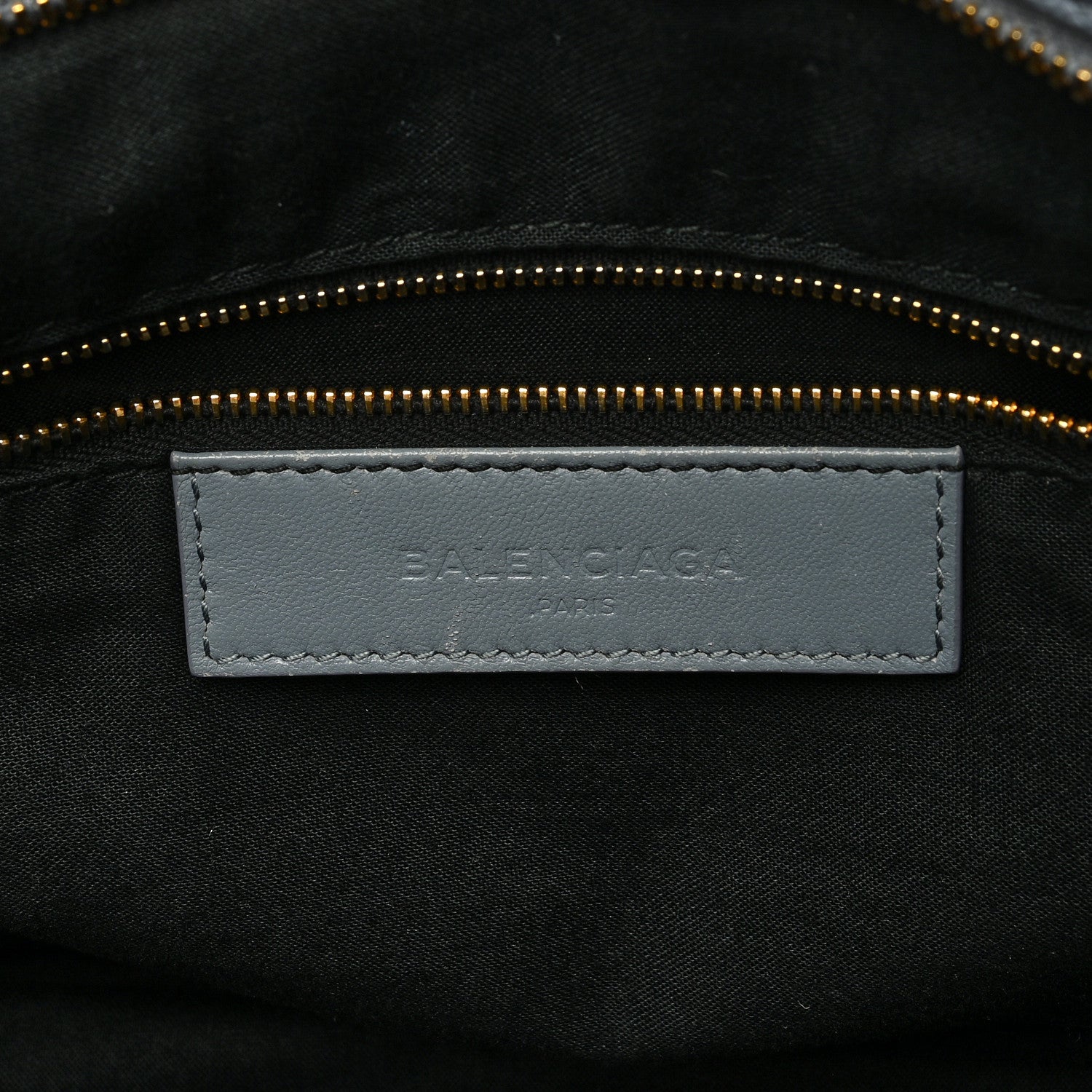 Balenciaga Chevre Gold Metallic Edge Hardware Town Bleu Acier 6 of 8