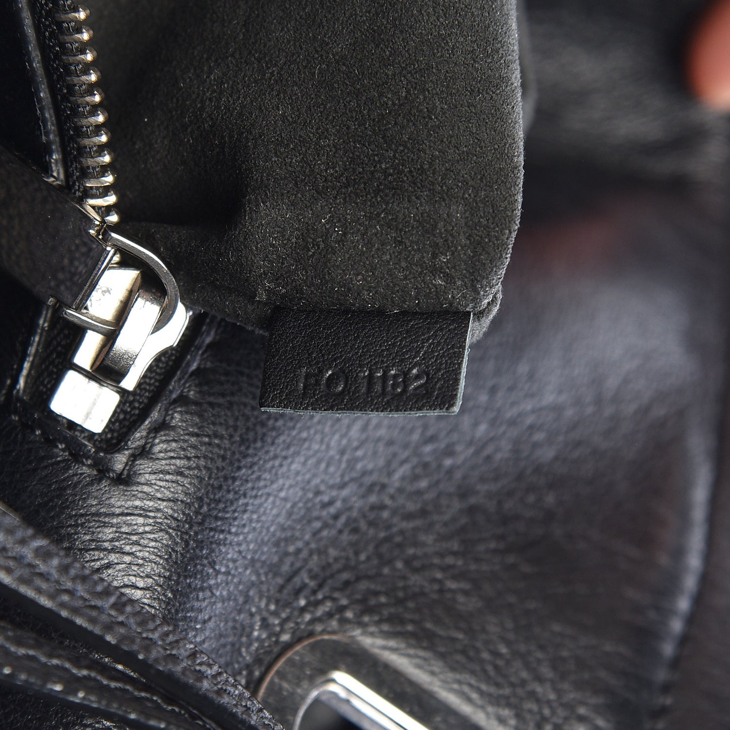 Monogram Lambskin Antheia Lilia GM Black