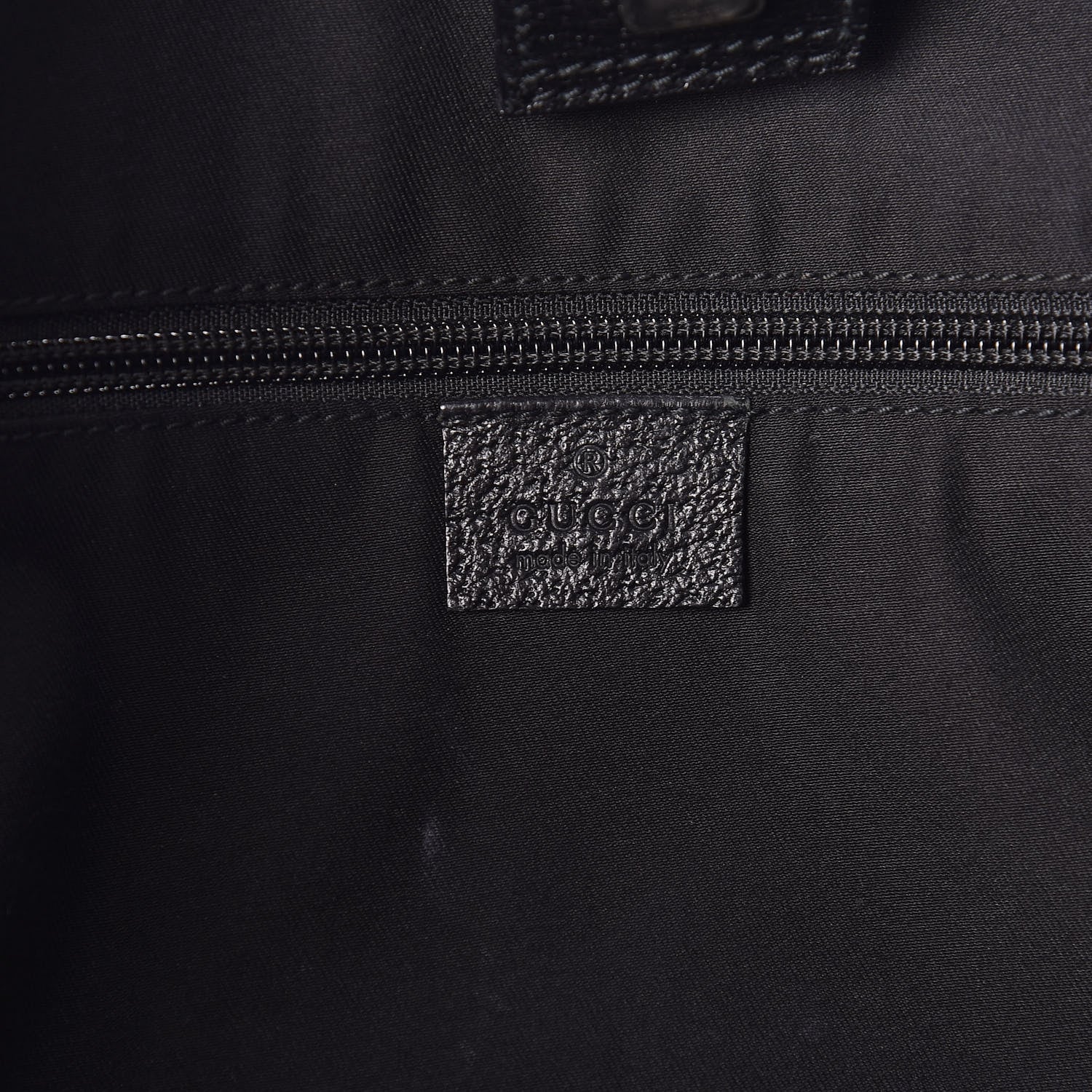 Gucci GG Monogram Medium Web Handle Double Pocket Tote Black 6 of 16