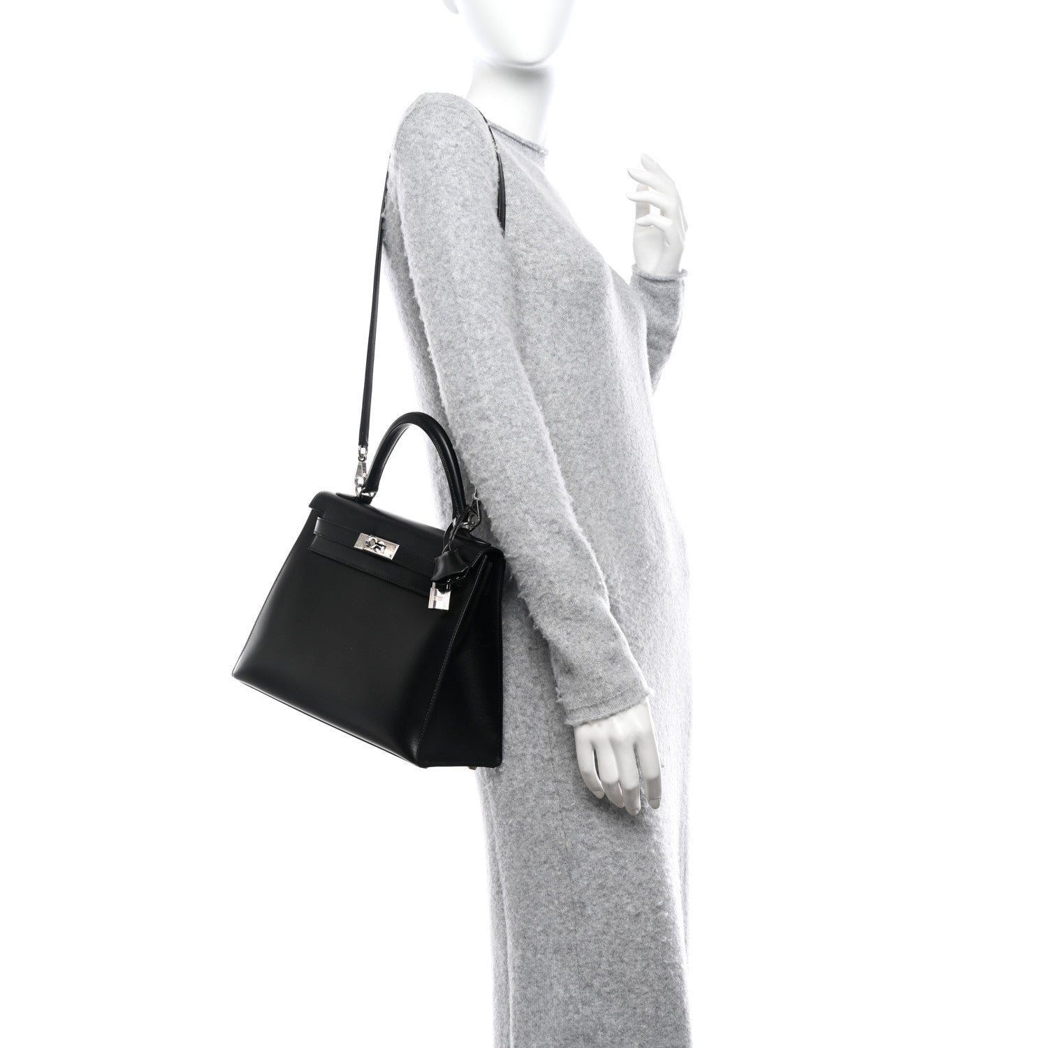 Hermes Box Kelly Sellier 28 Black 2 of 12