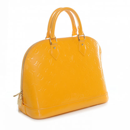 Louis Vuitton Vernis Alma PM Jaune Passion 4 of 8