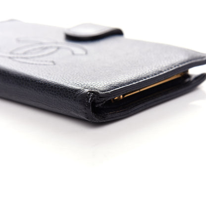 Chanel Caviar Timeless CC French Wallet Black 10 of 10