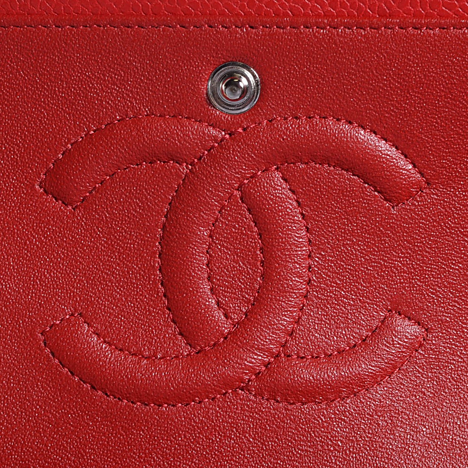 Chanel Caviar Quilted Medium Double Flap Red 6 of 8