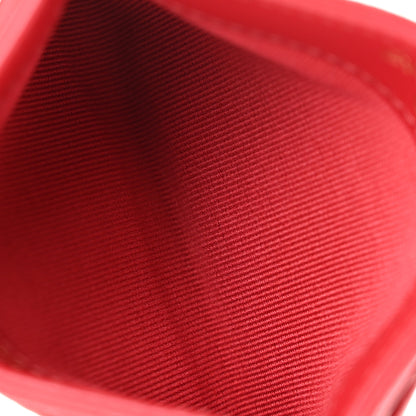 Chanel Caviar Quilted Card Holder Red 5 of 9