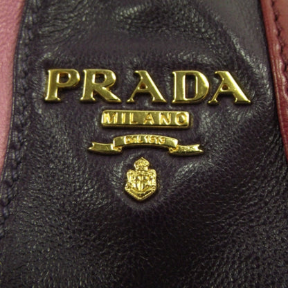 Prada Nappa Trembled Blossoms Stripes Crossbody Ibisco Viola 9 of 9