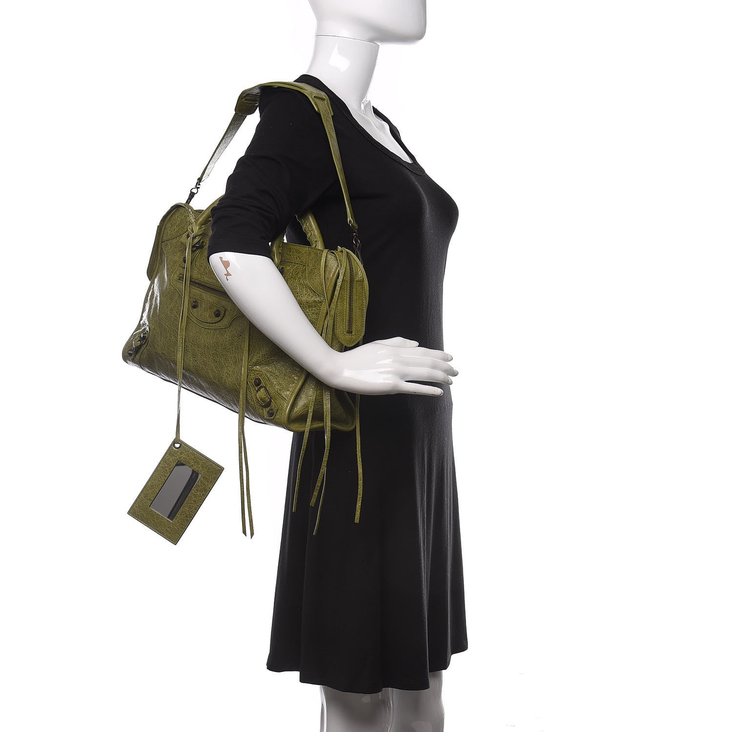 Balenciaga Agneau Classic City Light Olive 2 of 10