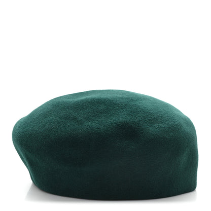 Gucci Velvet Beret Hat M Green 3 of 9