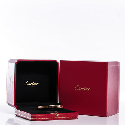 Cartier 18K Pink Gold LOVE Cuff Bracelet 18 5 of 5