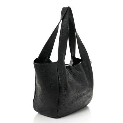 Saint Laurent Grained Deerskin Bea Tote Black 3 of 10