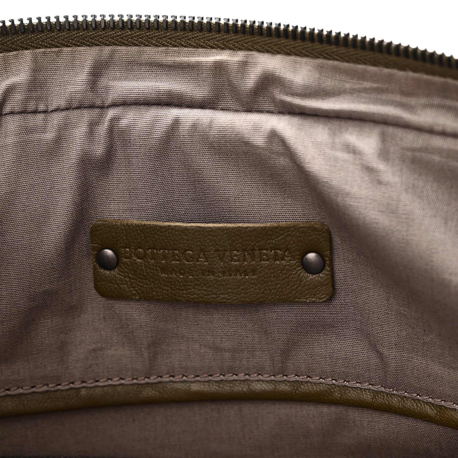 Bottega Veneta Nappa Intrecciato Medium Briefcase Khaki 6 of 10