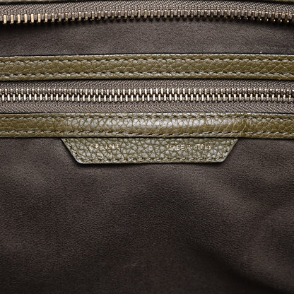 Celine Drummed Calfskin Mini Luggage Jungle 6 of 17