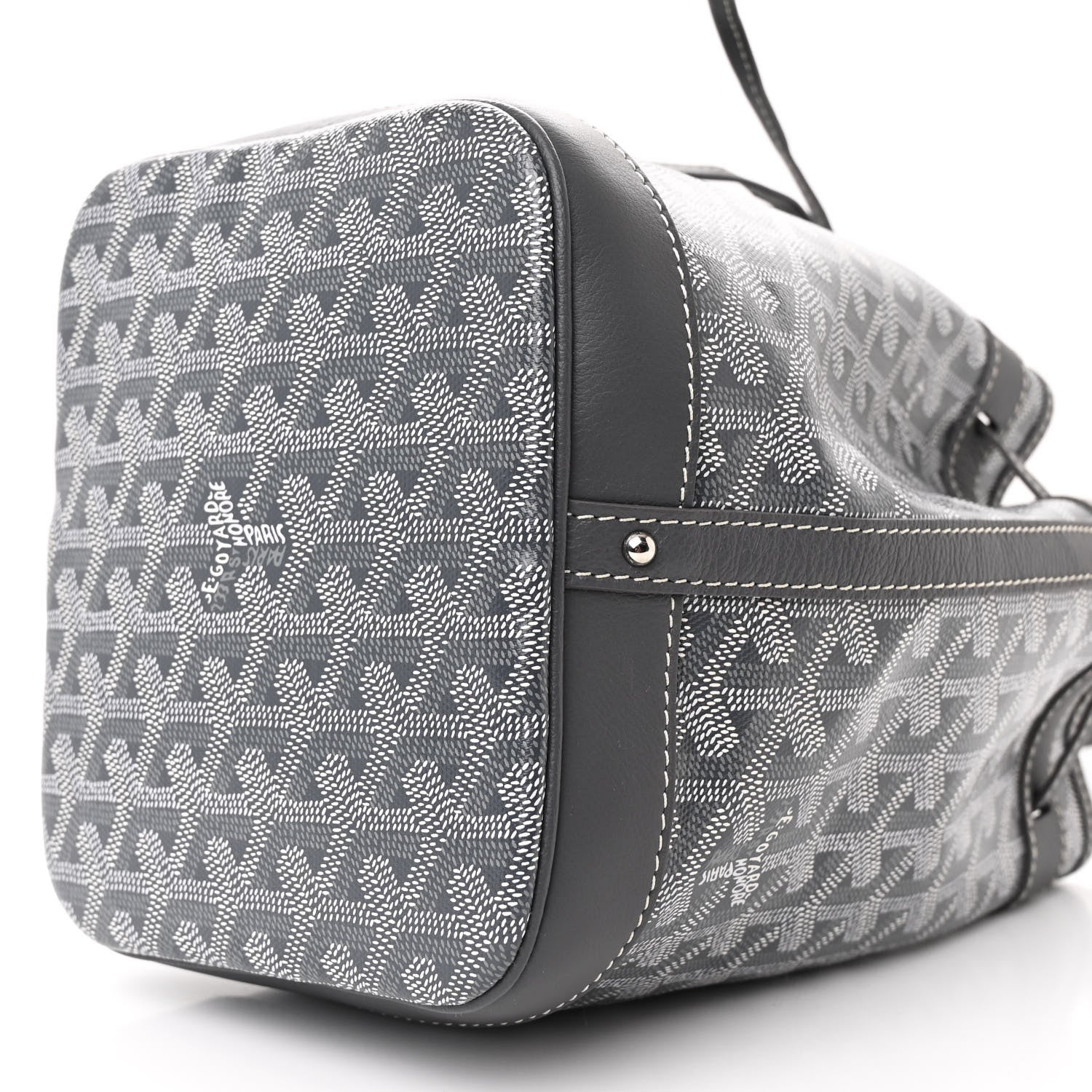 Goyard Goyardine Petit Flot Bucket Bag PM Grey 9 of 9