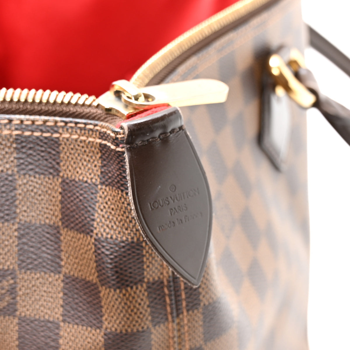 Louis Vuitton Damier Ebene Saleya MM 6 of 10