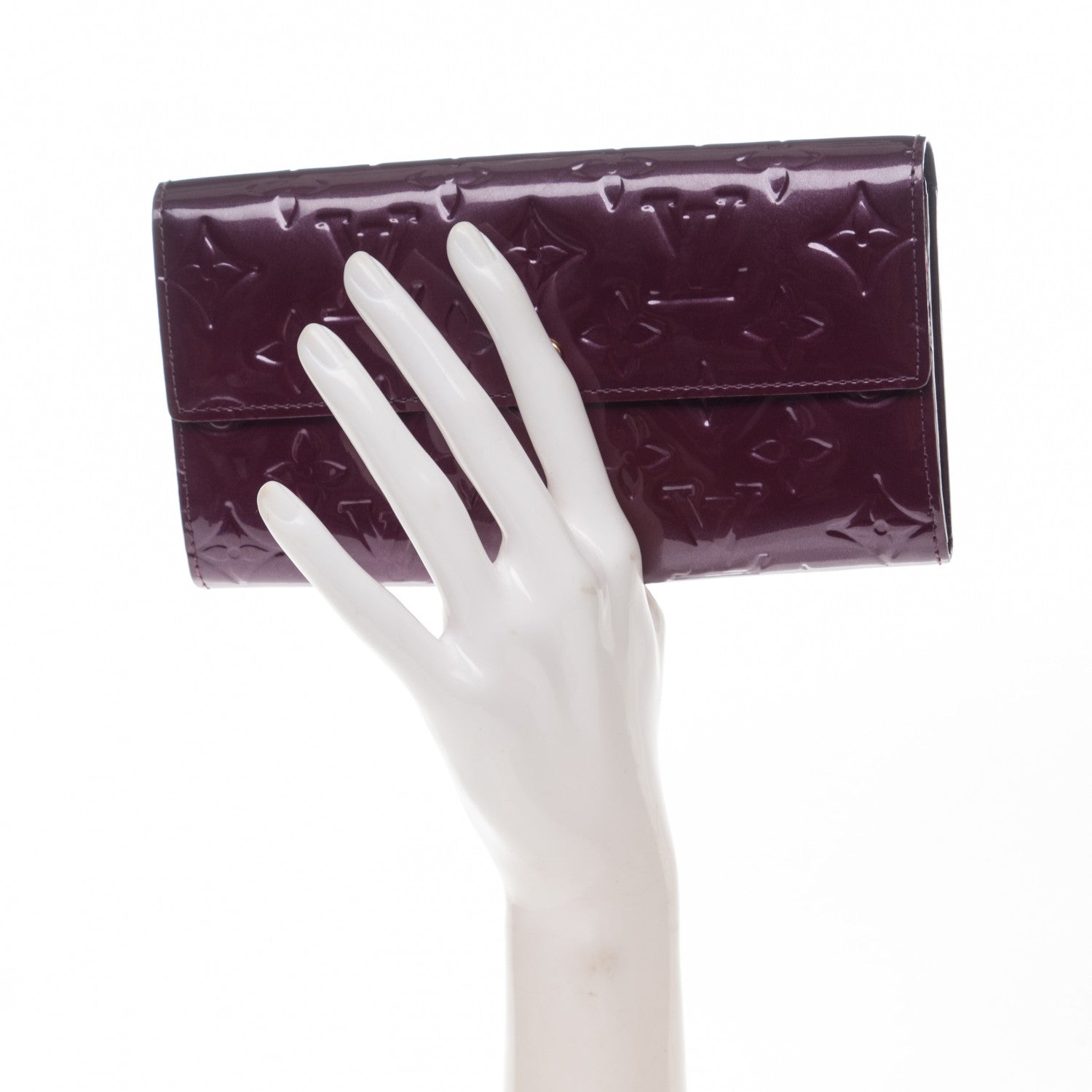 Louis Vuitton Vernis Sarah Wallet Violet 2 of 6