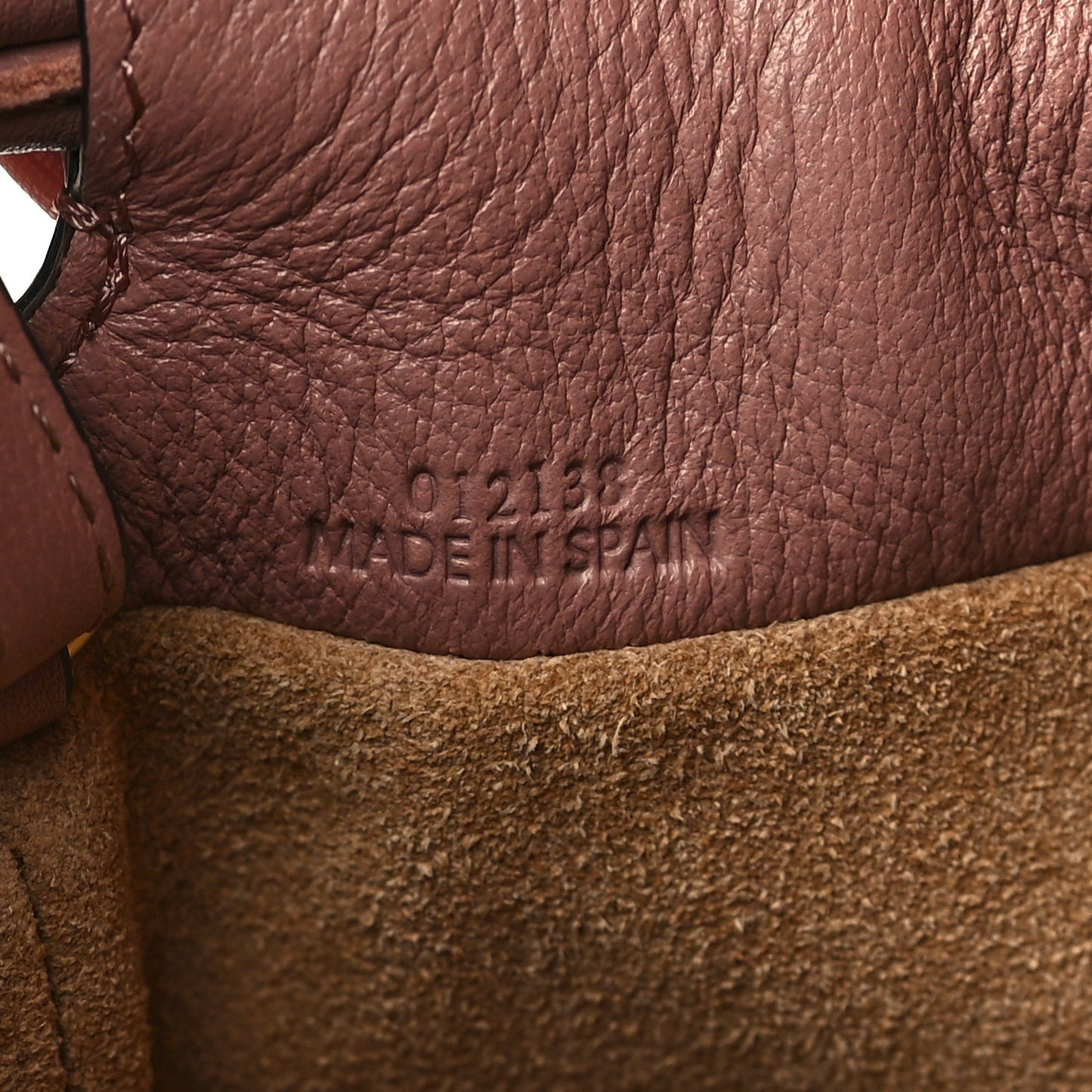 Calfskin Mini Flamenco Knot Bag Blush