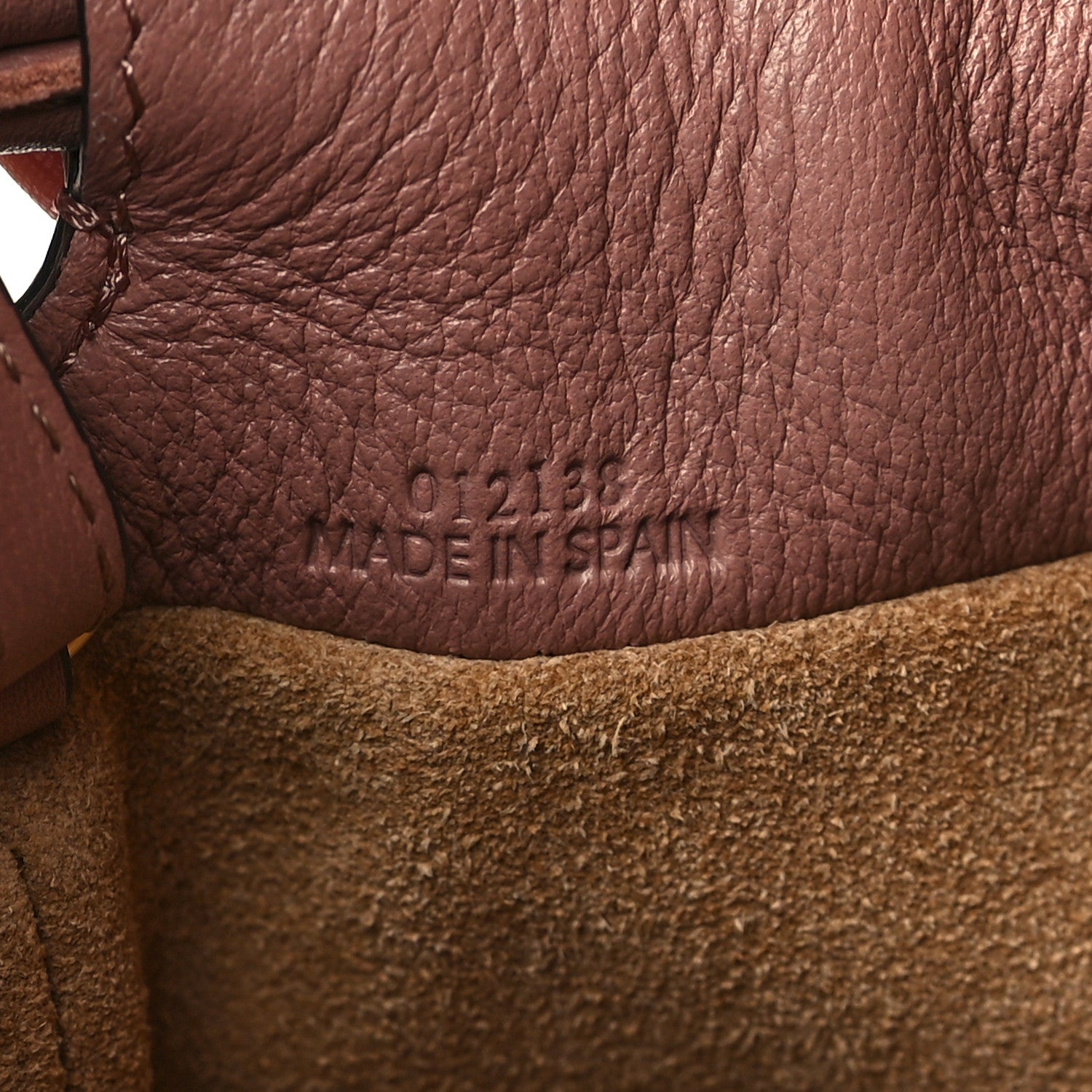 Loewe Calfskin Mini Flamenco Knot Bag Blush 7 of 9