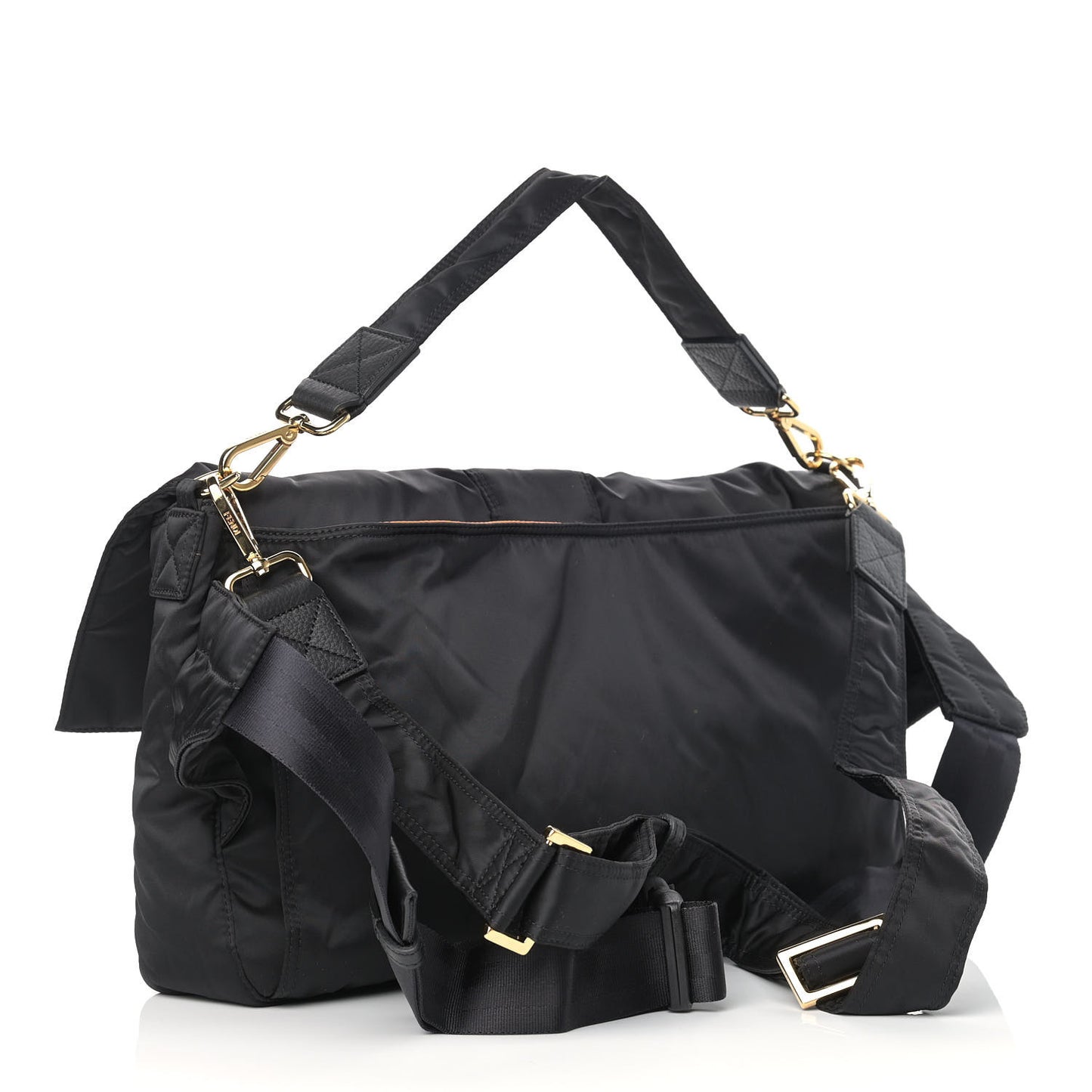 X PORTER Nylon XL Belt Baguette Bag Black