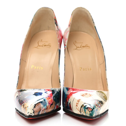 Christian Louboutin Patent Trash Pigalle Follies 100 Pumps 36.5 Multicolor 2 of 10