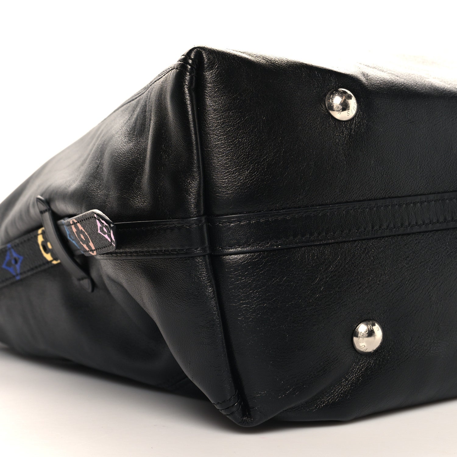 Louis Vuitton LV X TM Lambskin CarryAll Vibe MM Black 8 of 10