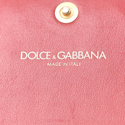 Dolce & Gabbana Lizard Effect Wallet On Chain Black 6 of 11