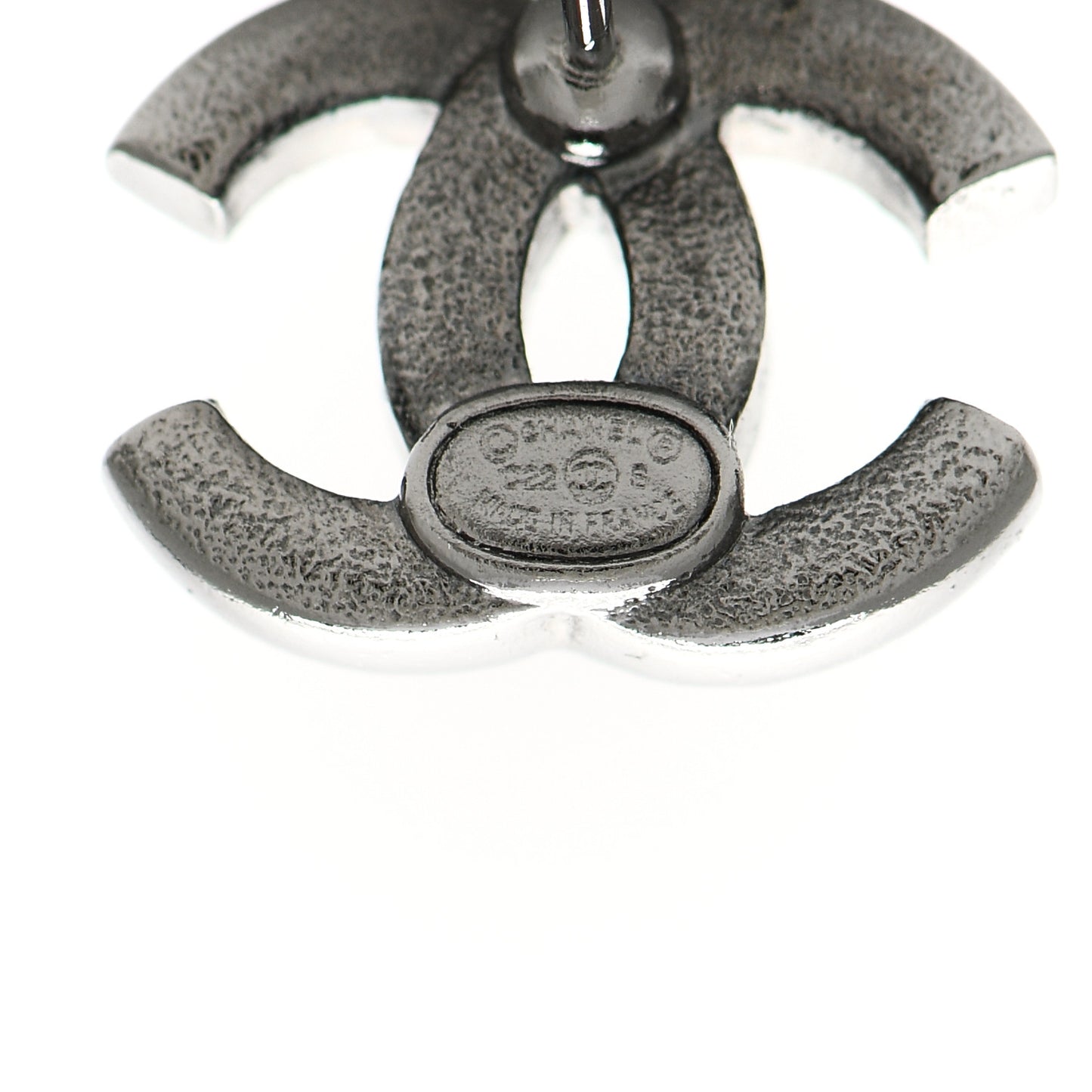 Ruthenium Crystal CC Earrings Multicolor