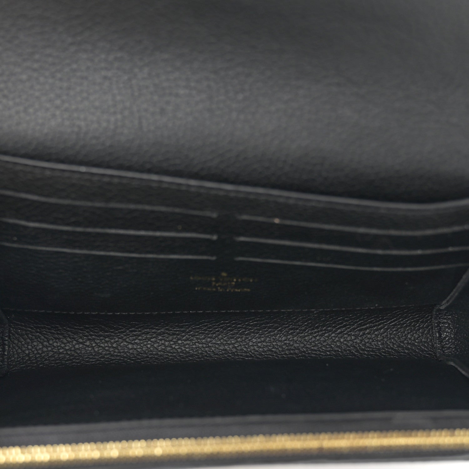 Louis Vuitton Empreinte Vavin Chain Wallet Black 5 of 10